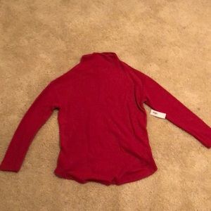 Old navy red sweater turtle neck size adult small